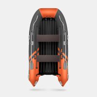 Надувная лодка GLADIATOR E420S оранжево-темносерая