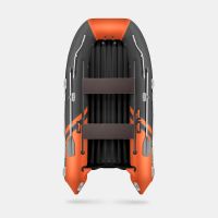 Надувная лодка GLADIATOR E450S оранжево-темносерая