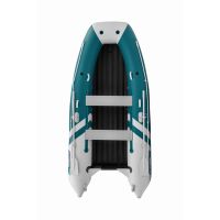 Надувная лодка GLADIATOR E350PRO морской зеленый-белый