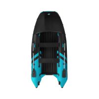 Надувная лодка GLADIATOR E350PRO черно-бирюзовый