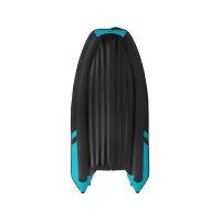 Надувная лодка GLADIATOR E350PRO черно-бирюзовый