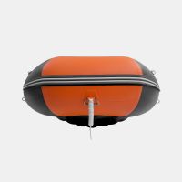 Надувная лодка GLADIATOR E380PRO оранжево-темносерая