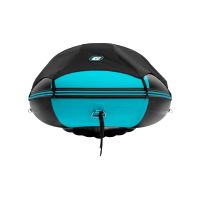 Надувная лодка GLADIATOR E380PRO черно-бирюзовый