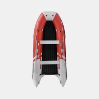 Надувная лодка GLADIATOR E420PRO красно-белый