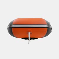 Надувная лодка GLADIATOR E420PRO оранжево-темносерая