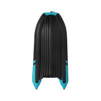 Надувная лодка GLADIATOR E420PRO черно-бирюзовый