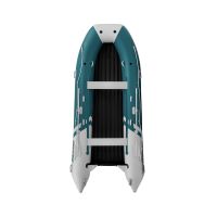 Надувная лодка GLADIATOR E450PRO морской зеленый-белый
