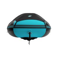 Надувная лодка GLADIATOR E450PRO черно-бирюзовый