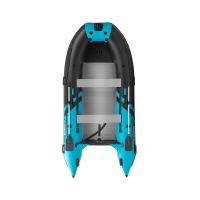 Моторная лодка GLADIATOR C370AL черно-бирюзовый