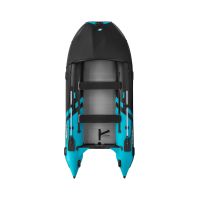 Моторная лодка GLADIATOR C400AL черно-бирюзовый