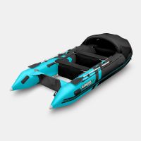 Моторная лодка GLADIATOR C400AL черно-бирюзовый