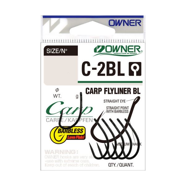OWNER Крючок Carp Flyliner BL BC №1 5шт