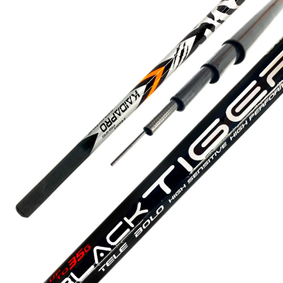 Удилище без колец Kaida  BLACK TIGER тест до 35g  6,0м