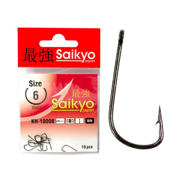 Крючки Saikyo KH-10006 Sode Ring BN № 10 (10шт)