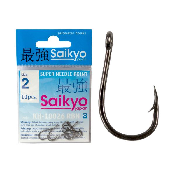 Крючки Saikyo KH-10026 Chinu Ring BN №1 (10шт)