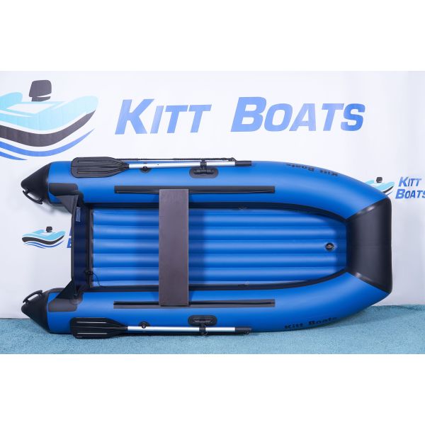 Лодка моторная килевая Kitt Boats 270 НДНД синий-черный