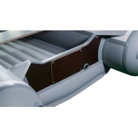 Лодка моторная килевая RiverBoats RB 350 НДНД серо-белый