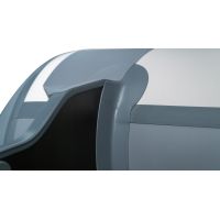 Лодка моторная килевая RiverBoats RB 350 НДНД серо-белый