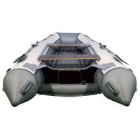 Лодка моторная килевая RiverBoats RB 350 НДНД серо-белый