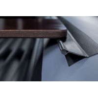 Лодка моторная килевая RiverBoats RB 370 НДНД черно-серый