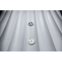 Лодка моторная килевая RiverBoats RB 410 НДНД черно-серый