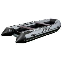 Лодка моторная килевая RiverBoats RB 410 НДНД черно-серый