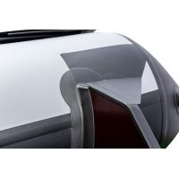 Лодка моторная килевая RiverBoats RB 410 НДНД черно-серый