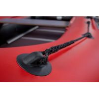 Лодка моторная килевая RiverBoats RB 370 Пайолы черно-красный