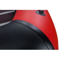 Лодка моторная килевая RiverBoats RB 370 Пайолы черно-красный