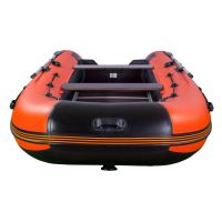 Лодка моторная килевая RiverBoats RB 390 Пайолы черно-красный