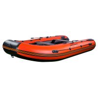 Лодка моторная килевая RiverBoats RB 410 Пайолы черно-красный