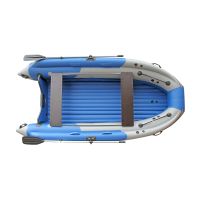 Лодка надувная SKAT TRITON 400NDFi с интегрированным фальшбортом темно серо-голубой