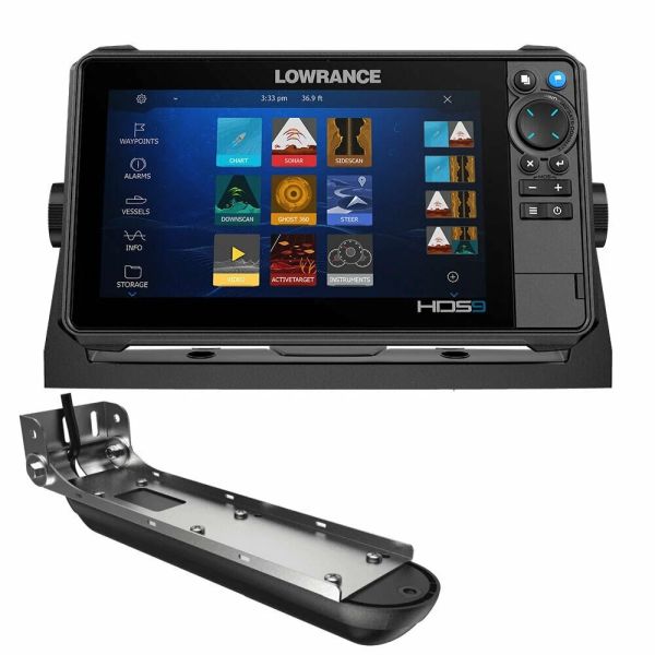 Эxолoт-кapтплoттeр Lowrance HDS 9 Pro 25.2 с датчиком AI 3in1