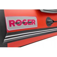 Лодка Roger Zefir 3500 LT (цвет красный/серый КОМБИ) НДНД