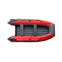 Лодка надувная REEF 300НД темно серый - красный