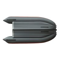 Лодка надувная REEF 325НД темно серый - красный